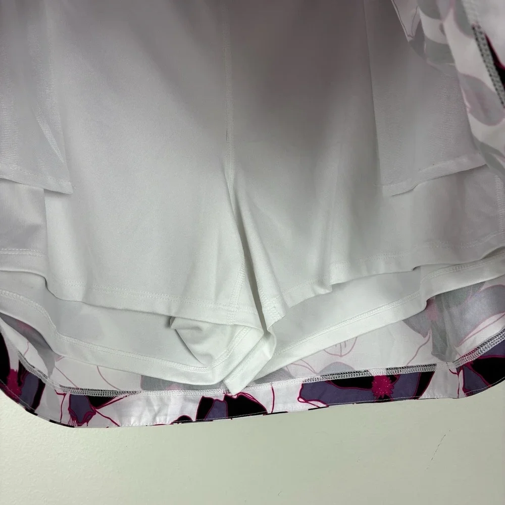 Slazenger Women's Golf Skirt Skort XL Pockets Floral Colorful Sport‎ Pickleball